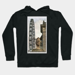 The Southbank Lion and the London Eye Hoodie